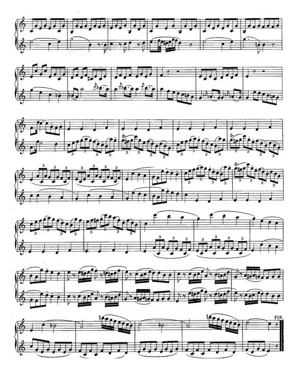 H·Klose练习曲（Quatre Duos Faciles et Concertants Pour 2 Saxophones—No.1）