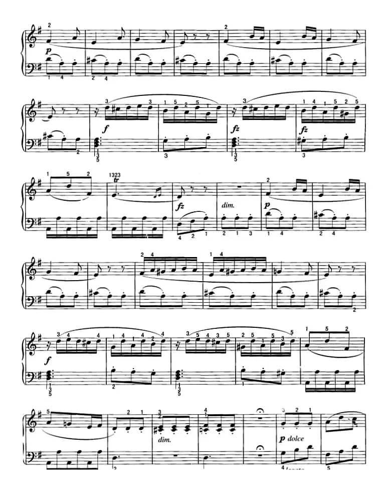 不可不弹的世界钢琴名曲：小奏鸣曲Op.36-2