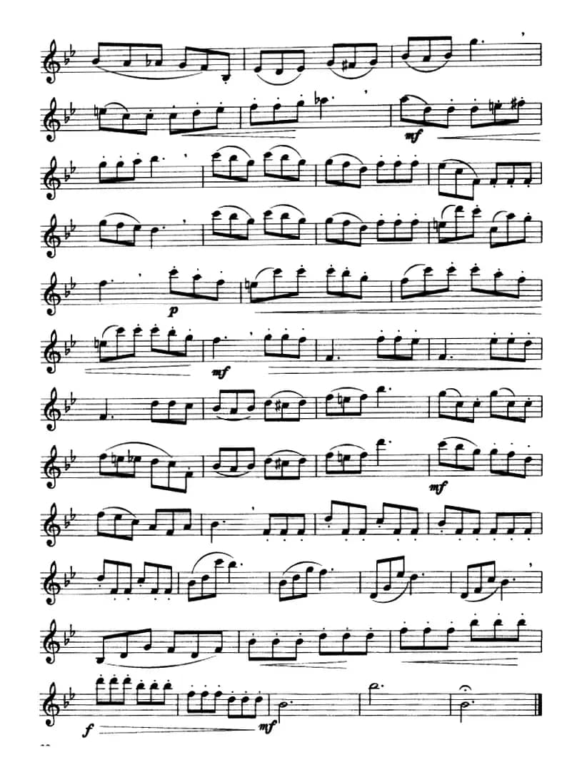 降B大调、g小调及3首练习曲