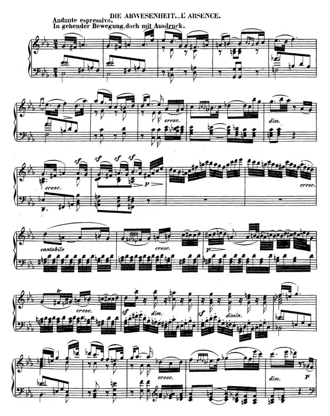 Sonate（奏鸣曲）