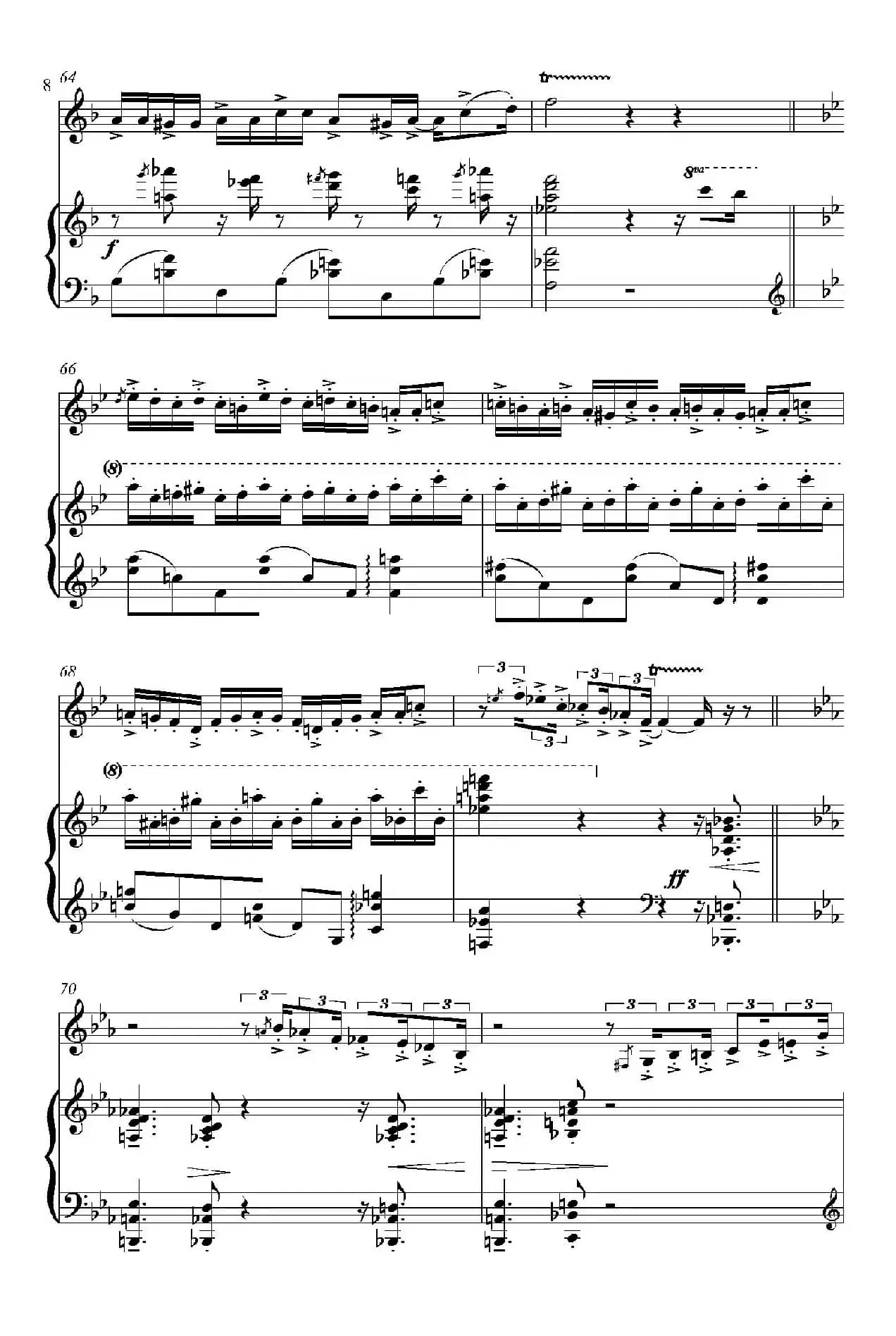 HUMORESKE（中音萨克斯+钢琴伴奏）