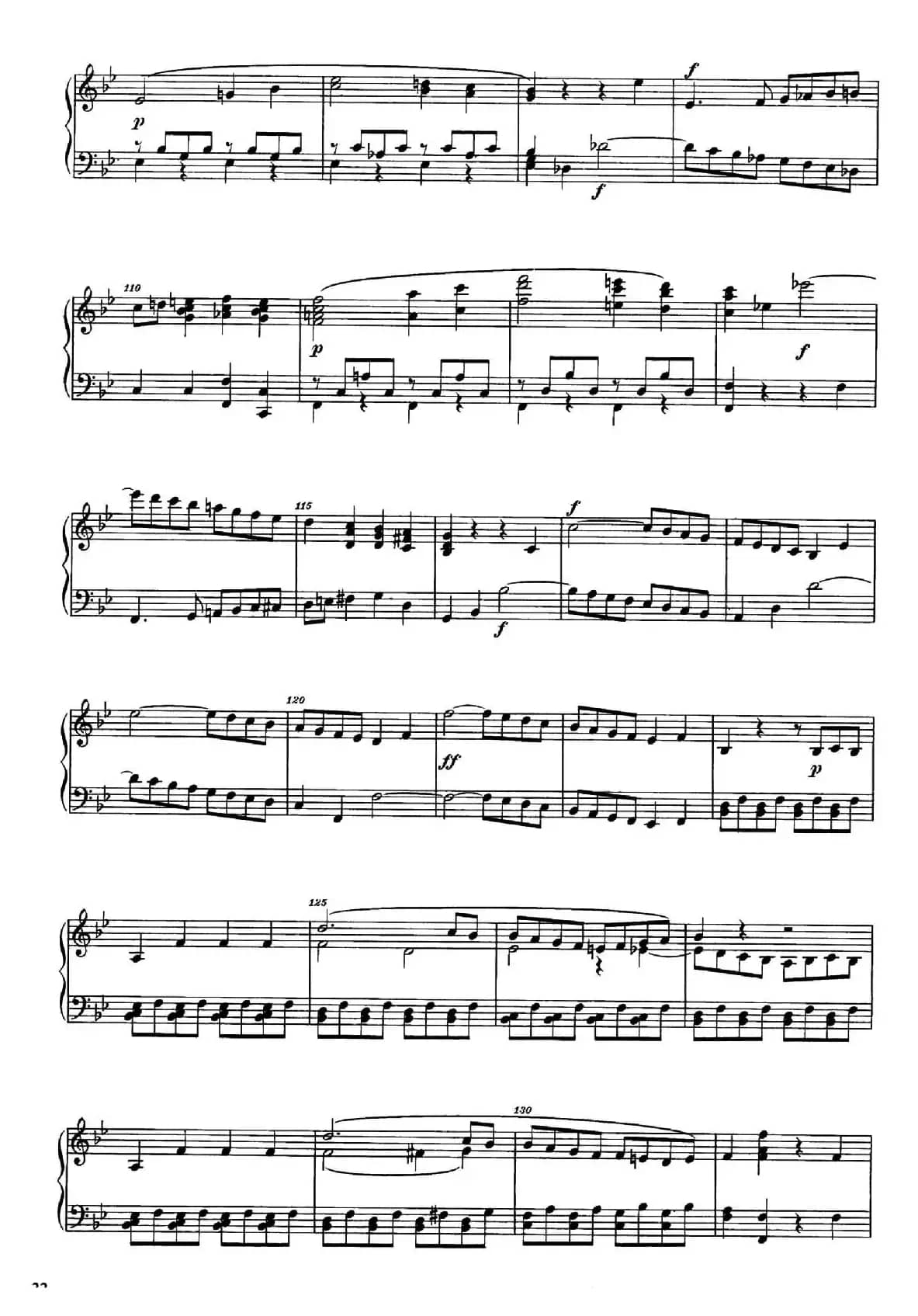 降B大调钢琴奏鸣曲 （Piano Sonata in B-flat Major Op.1）