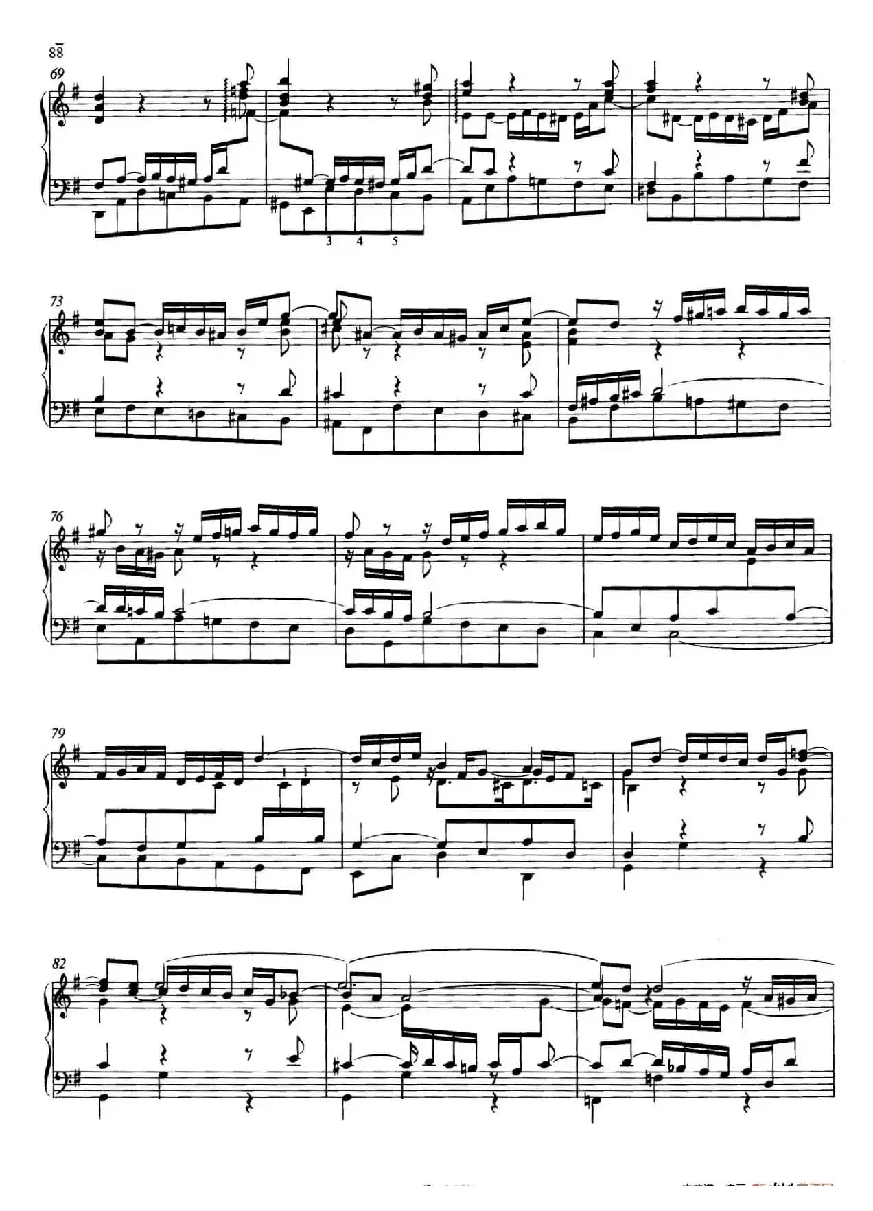 Prelude and Fugue in e Minor BWV 548（e小调前奏曲与赋格）