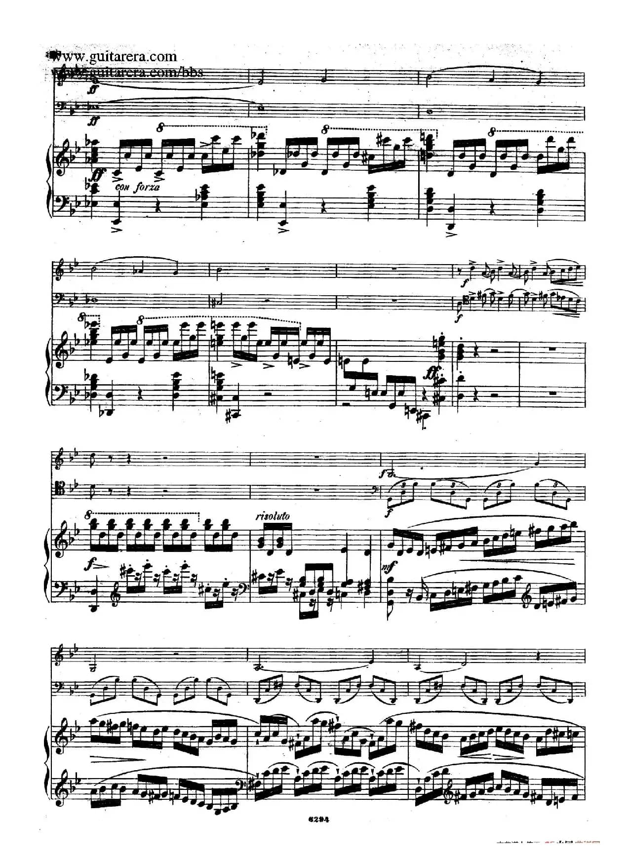 Piano Trio in g Minor Op.8（g小调钢琴三重奏）