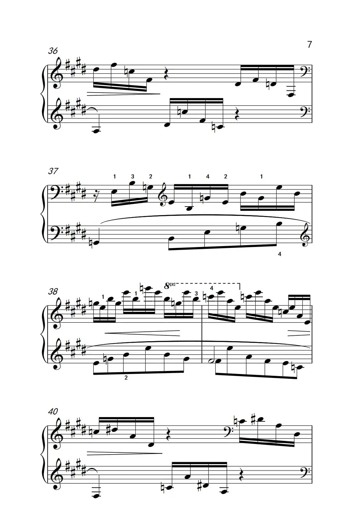 莫什科夫斯基 钢琴练习曲（第一首）