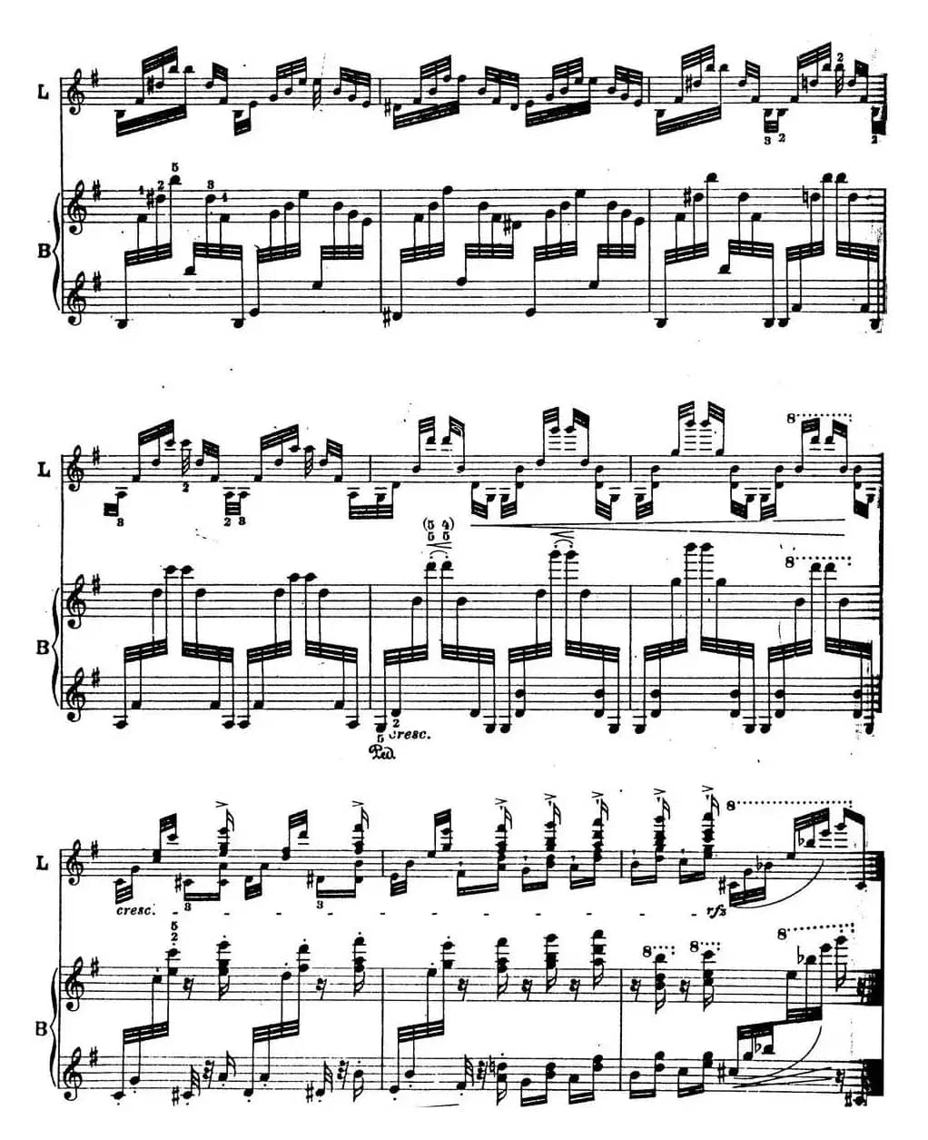 6首帕格尼尼大练习曲（Arpeggio Etude Nr.4）