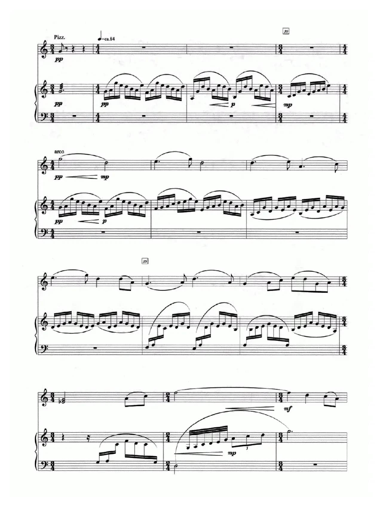 绿草涟漪（为中音马头琴与扬琴而作）