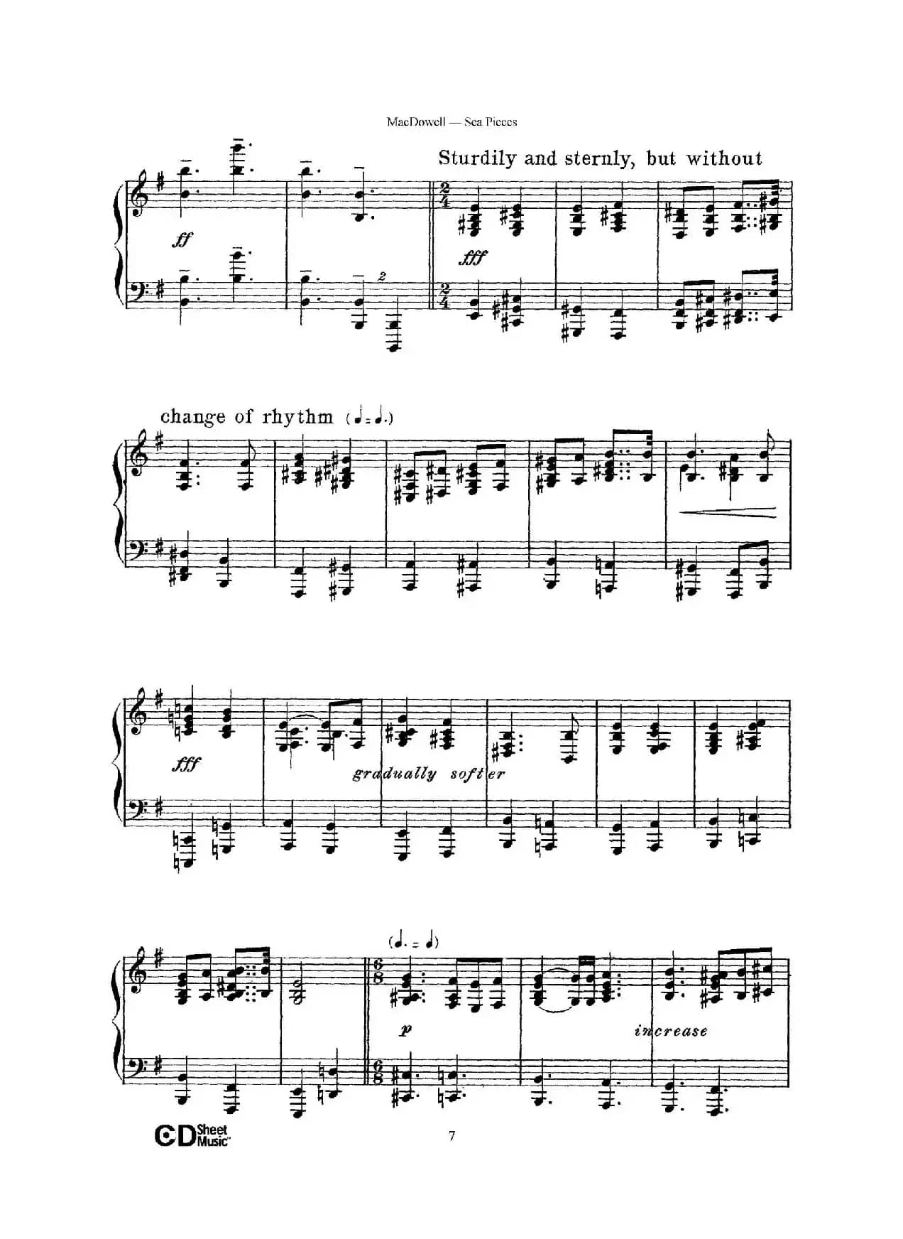 海景 Sea Pieces Op.55（No.3）