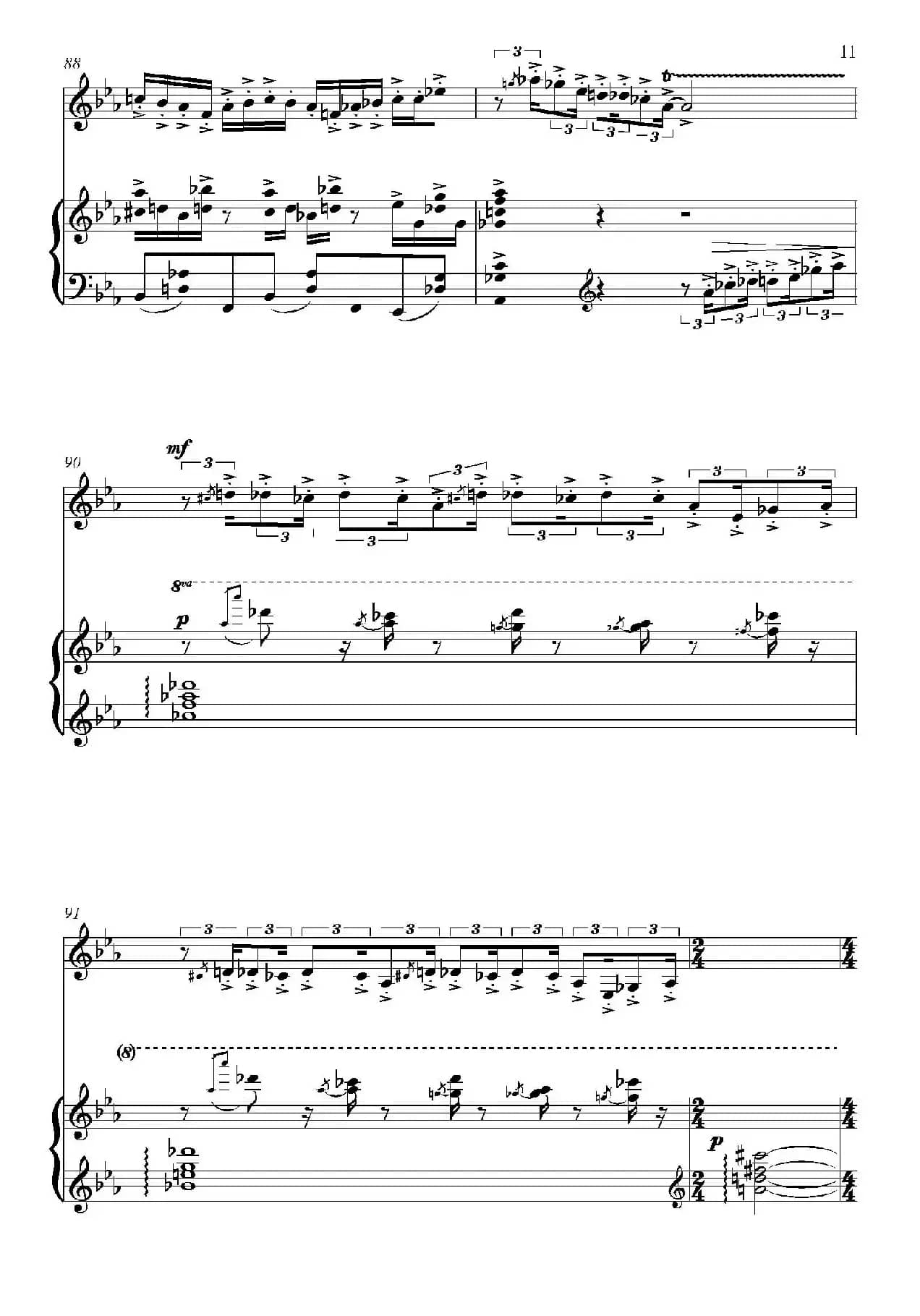 HUMORESKE（中音萨克斯+钢琴伴奏）