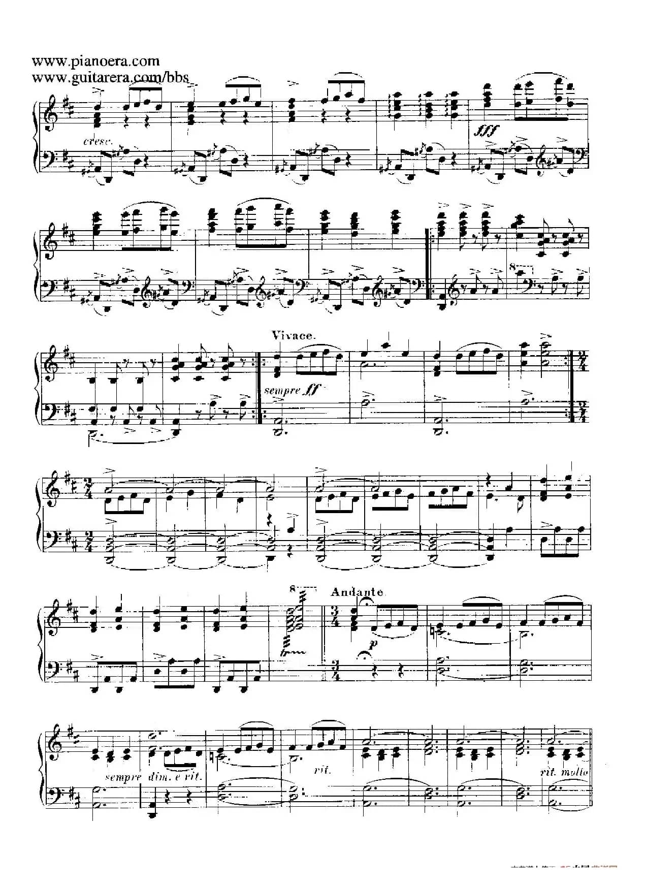 12 Spanish Danses Op.37（12首西班牙舞曲·6）
