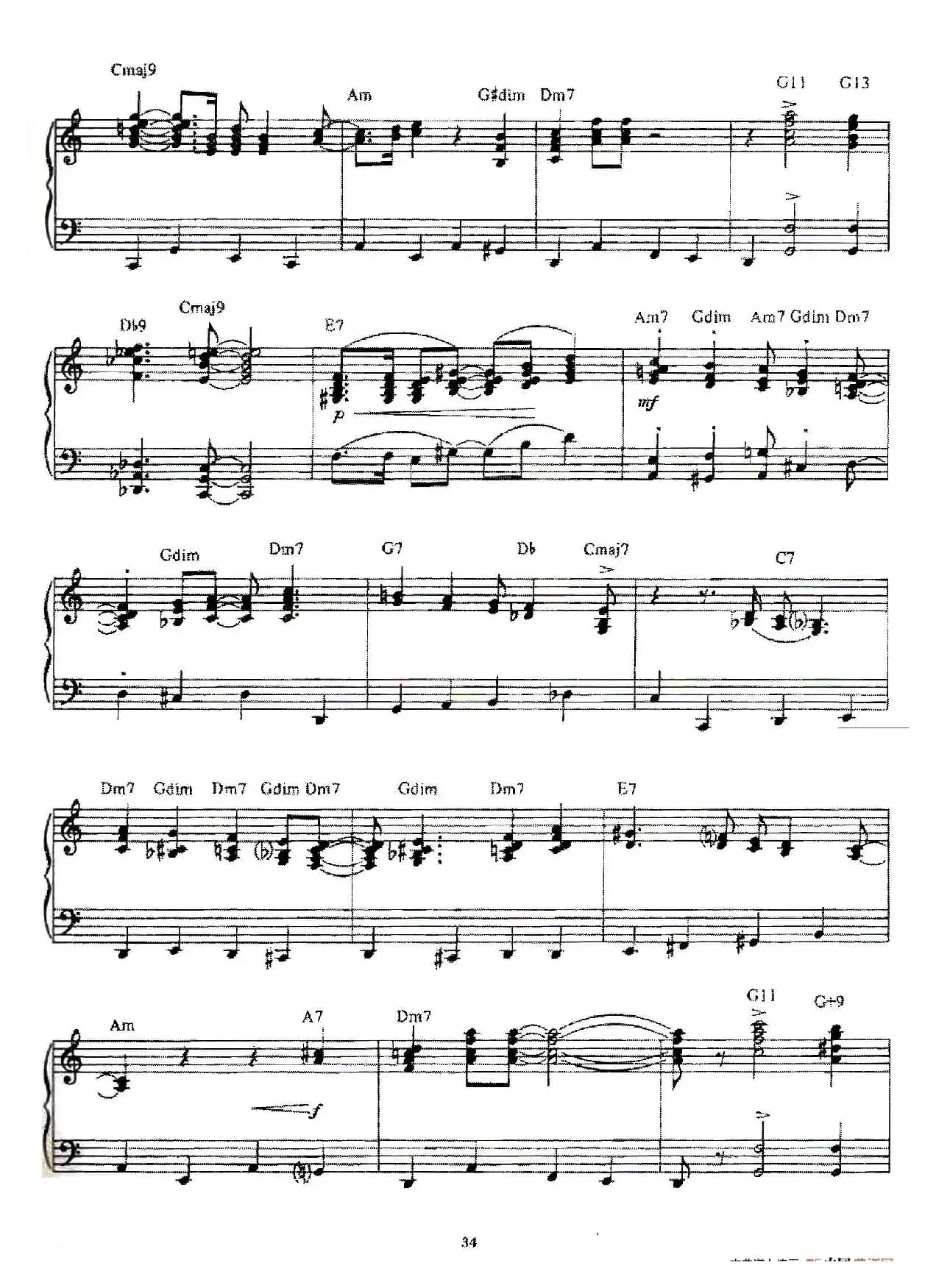 100首欧美流行歌曲钢琴独奏：FLY ME TO THE MOON