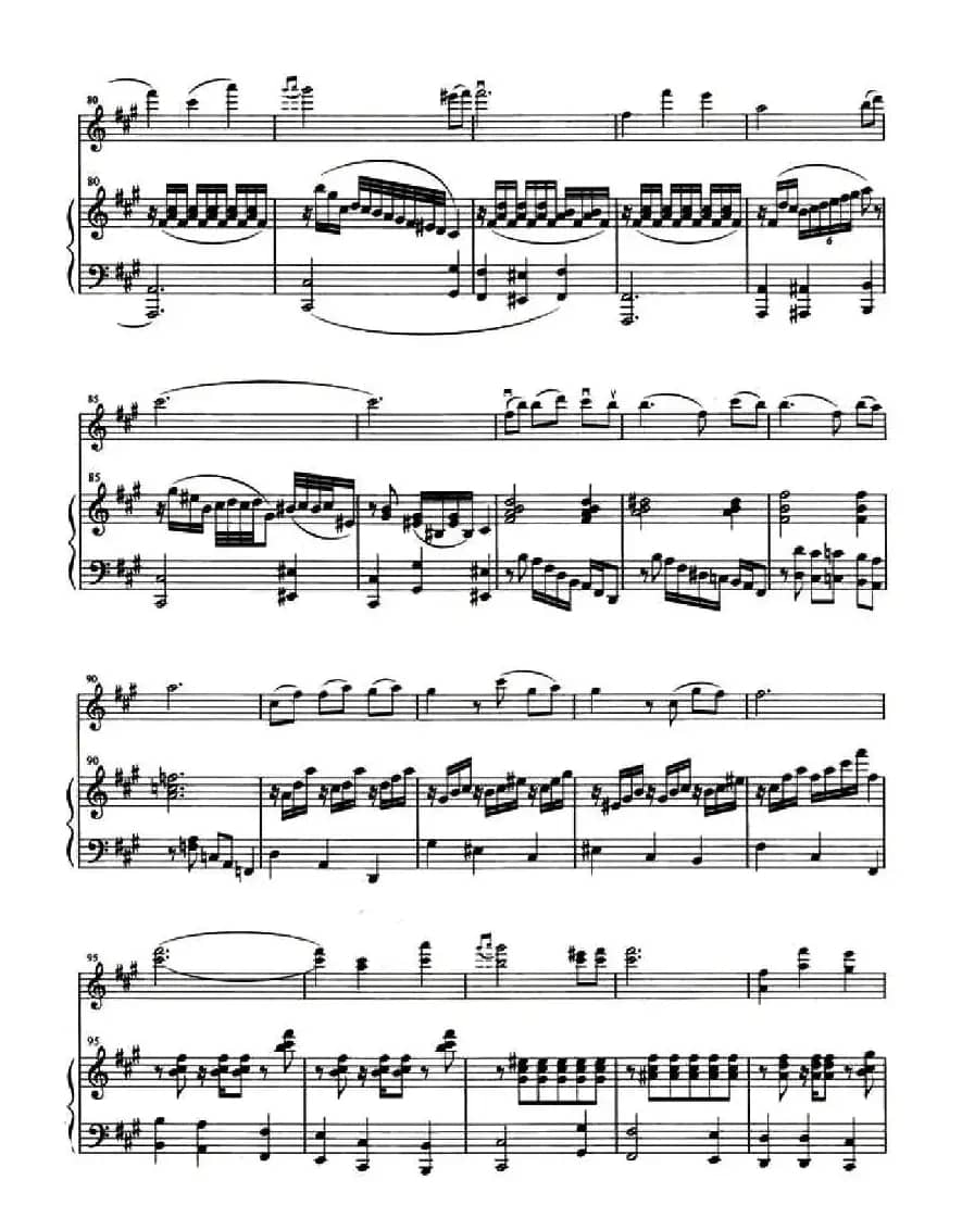 哀牢山幻想曲（小提琴+钢琴伴奏）