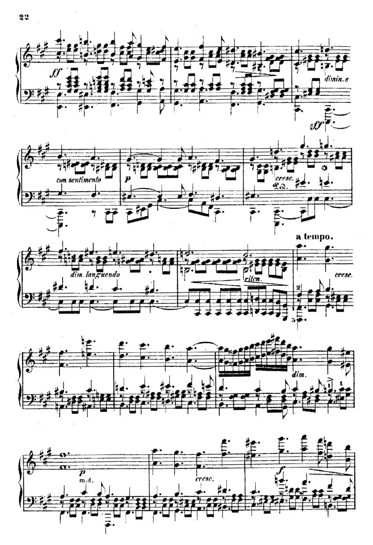 Douze Etudes de Salon Op.5（12首沙龙练习曲·5）