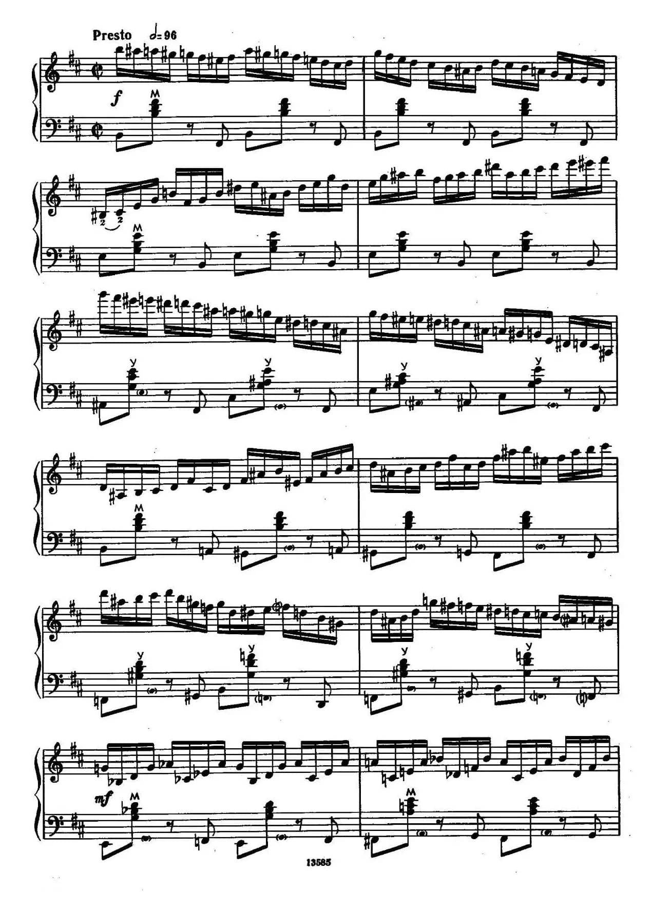 b小调奏鸣曲(第四乐章)