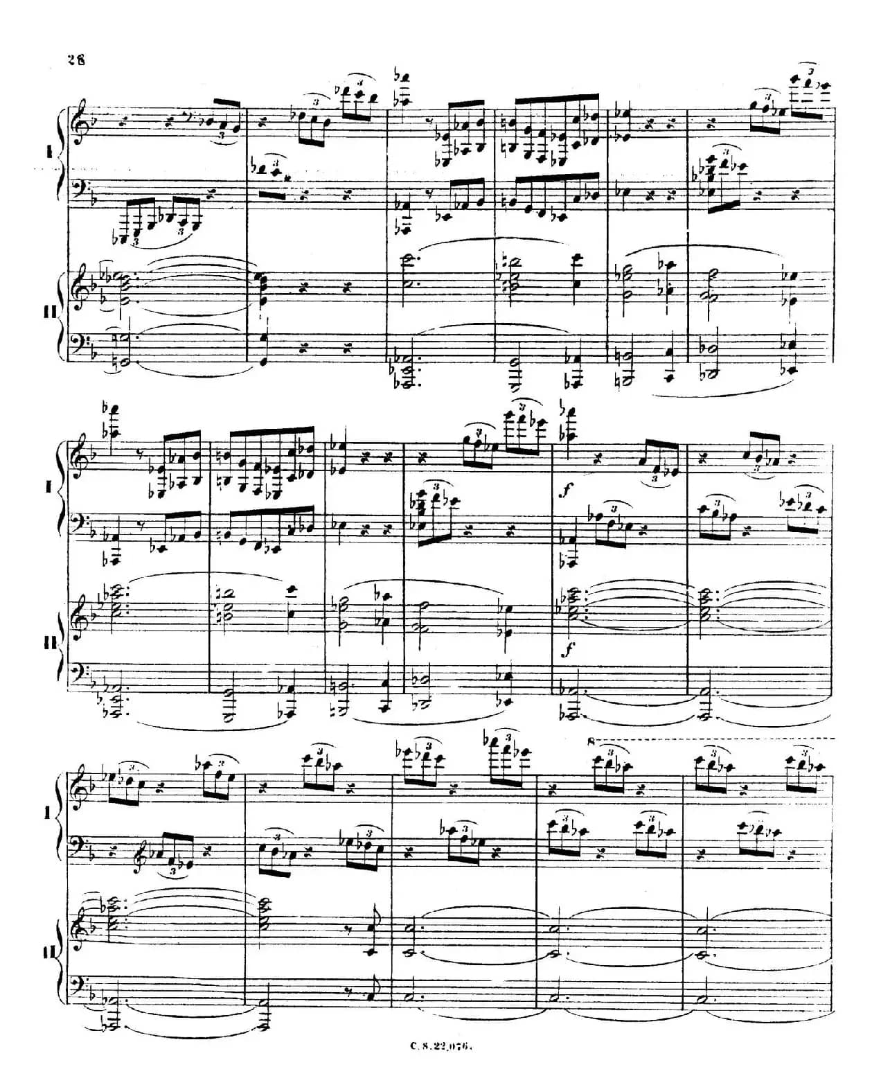Piano Concerto No.2 in F Major Op.35（F大调第二钢琴协奏曲·Ⅰ·双钢琴）