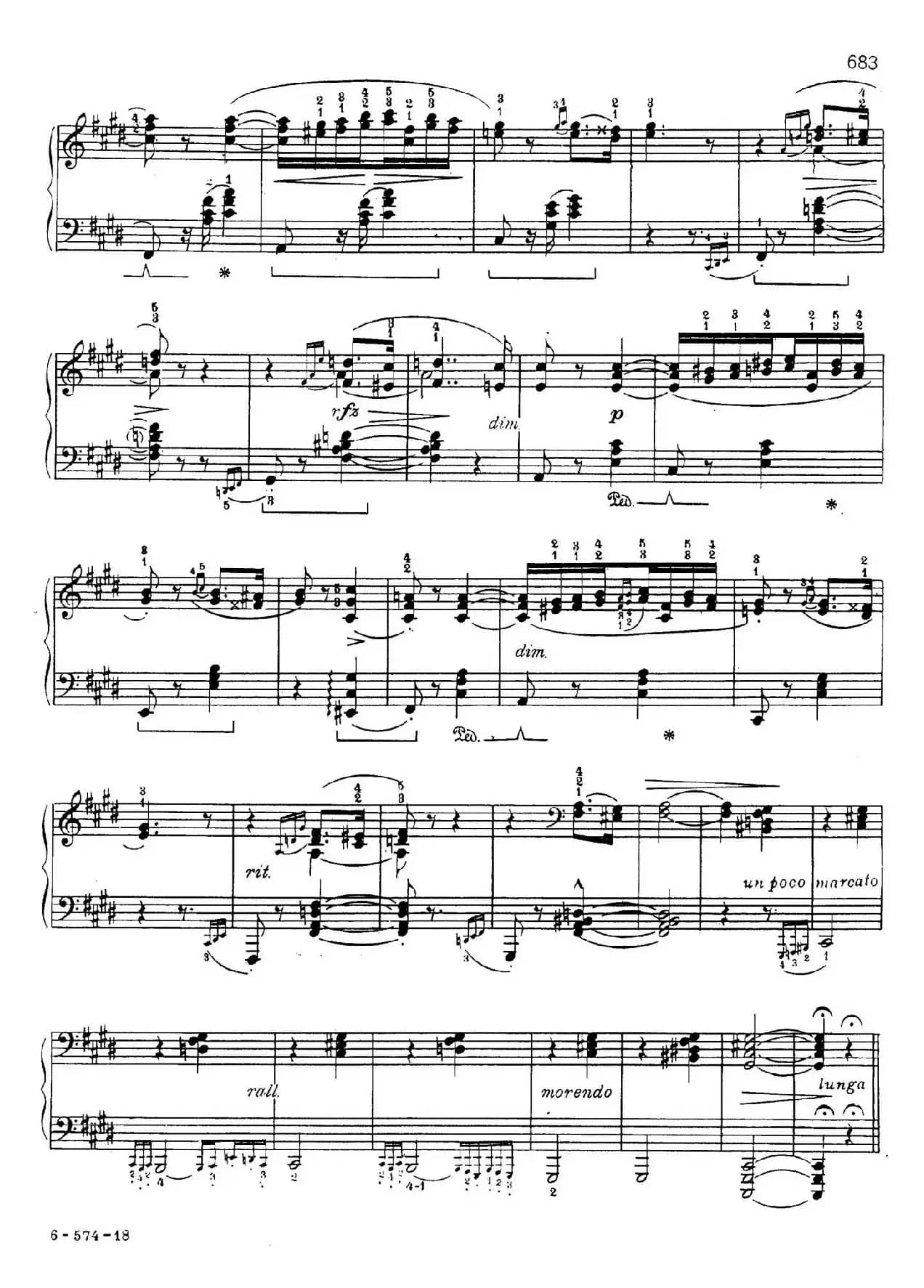 19 Rhapsodies Hongroises S.244 No.2（19首匈牙利狂想曲·第2首）