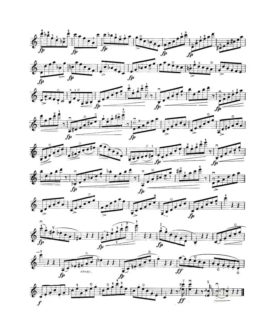 开塞（KAYSER 36首小提琴练习曲之29）