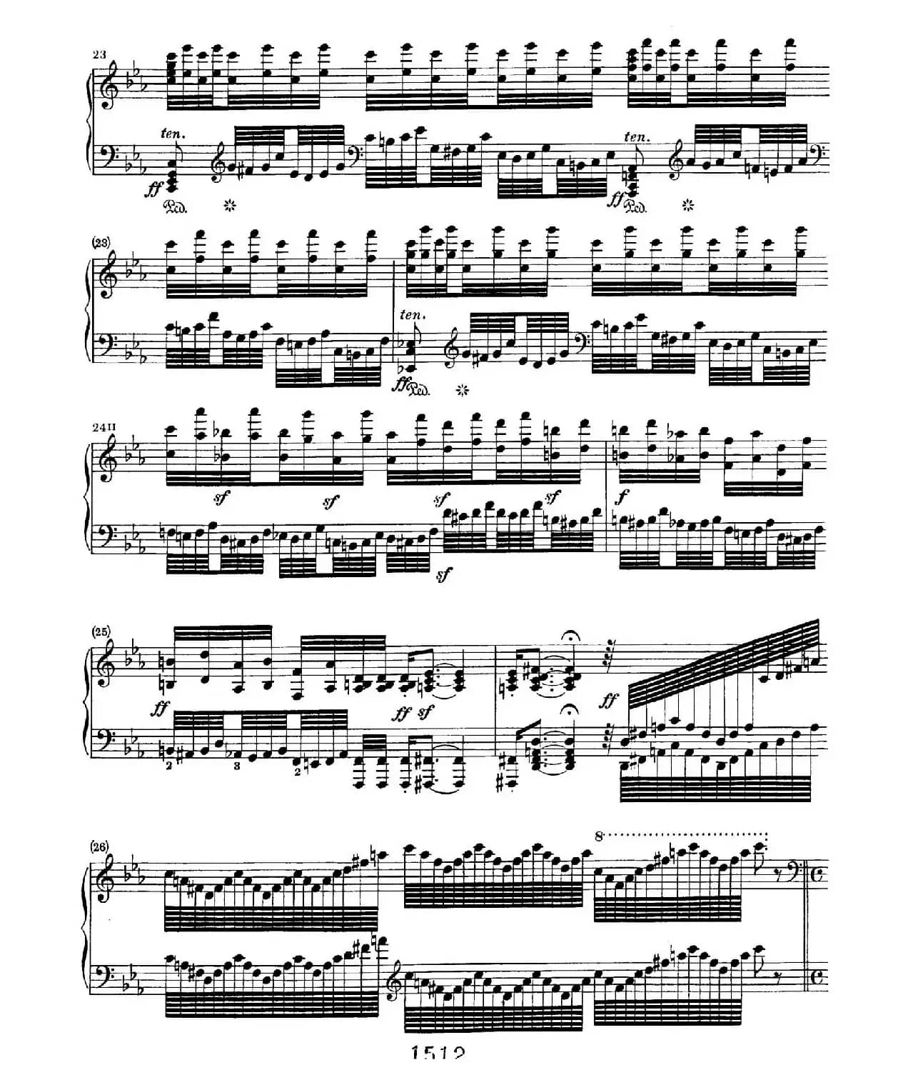 Choral Fantasia in c Minor Op.80（c小调合唱幻想曲·钢琴独奏版）