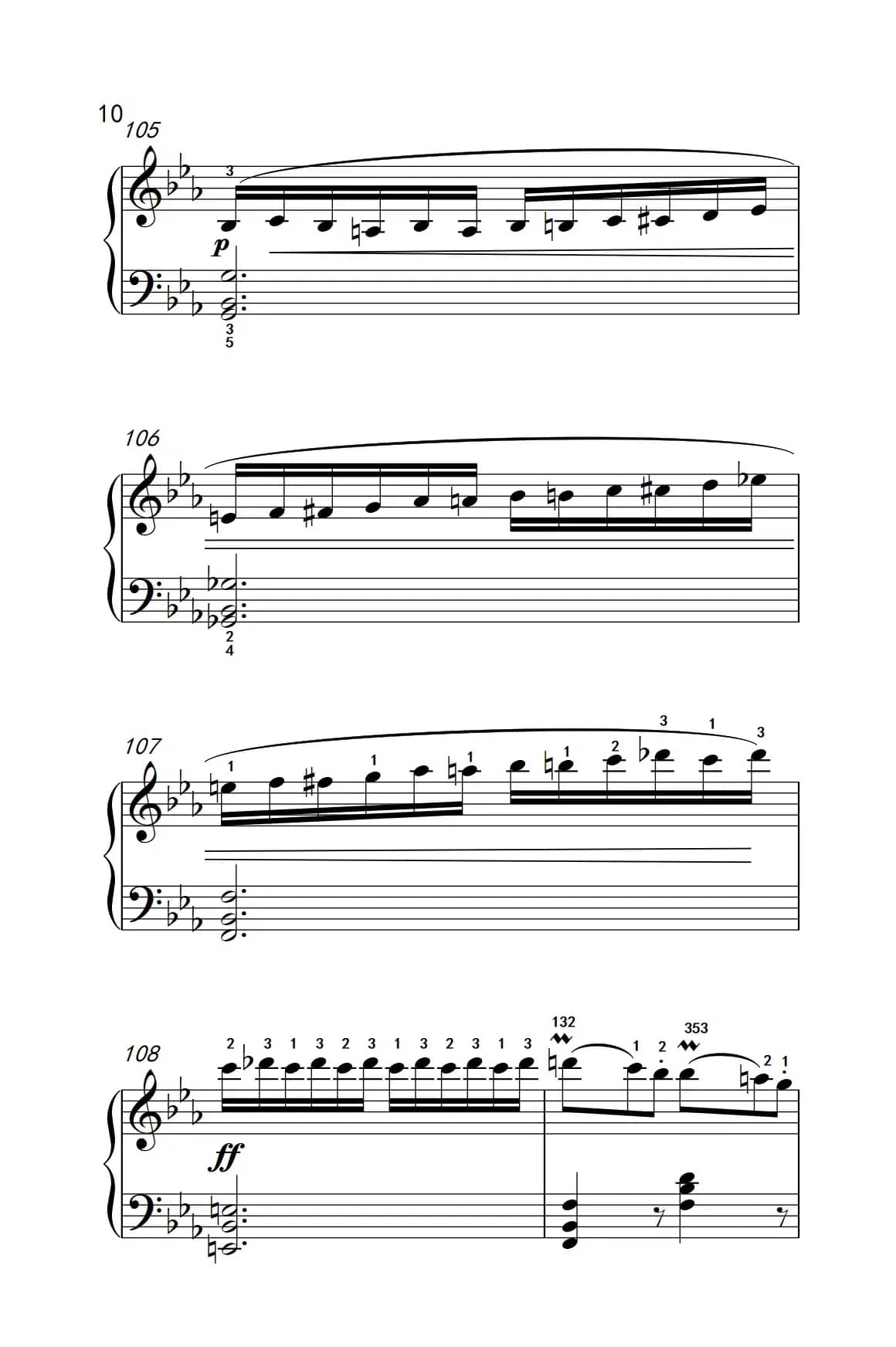 奏鸣曲 Opus 7 第一乐章（贝多芬奏鸣曲集 2）