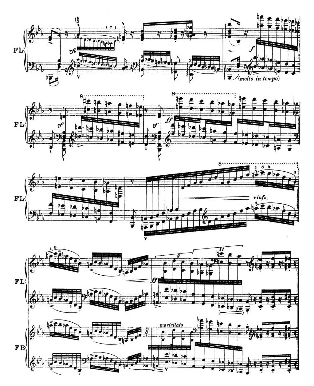 6首帕格尼尼大练习曲（Andantino capriccioso）