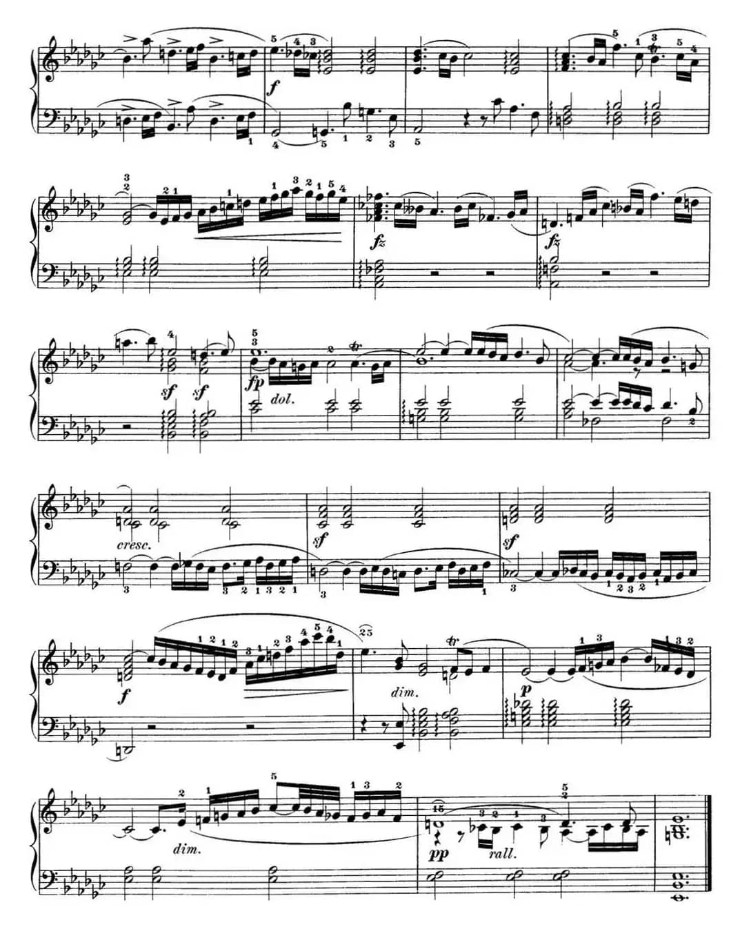 巴赫《平均律钢琴曲集·第一卷》之前奏曲（NO.8）