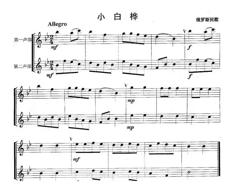 小白桦（重奏）