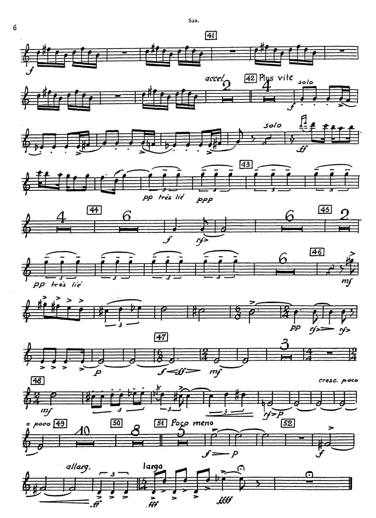 Nonetto（中音萨克斯分谱）