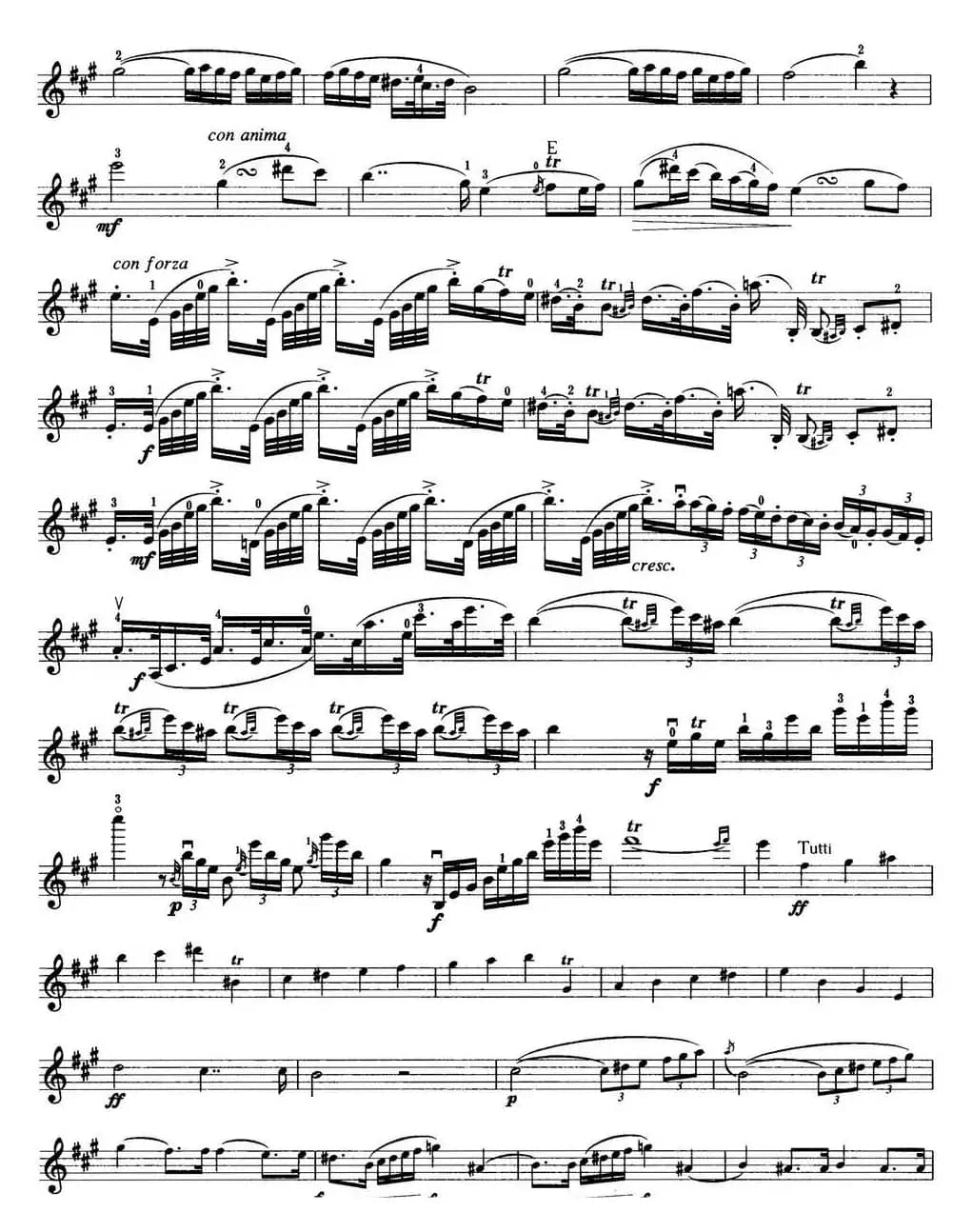 小提琴考级第七级：外国乐曲（8首）