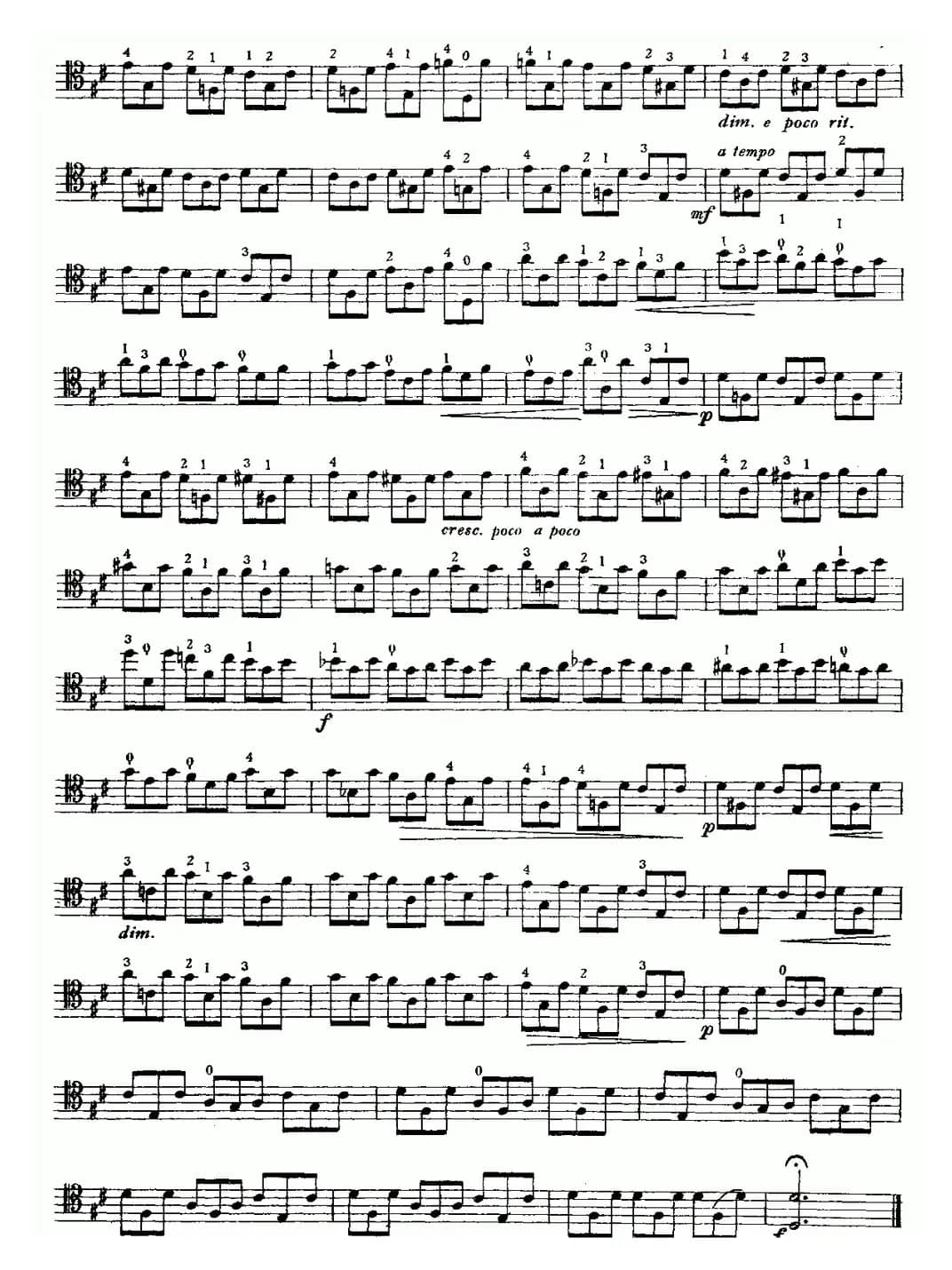 柔板快板练习曲（大提琴）