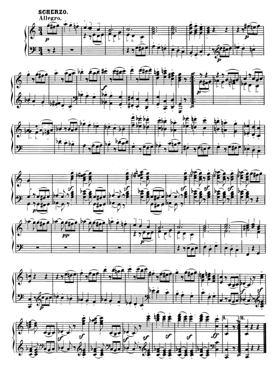 贝多芬钢琴奏鸣曲03 C大调 Op.2 No.3 C major