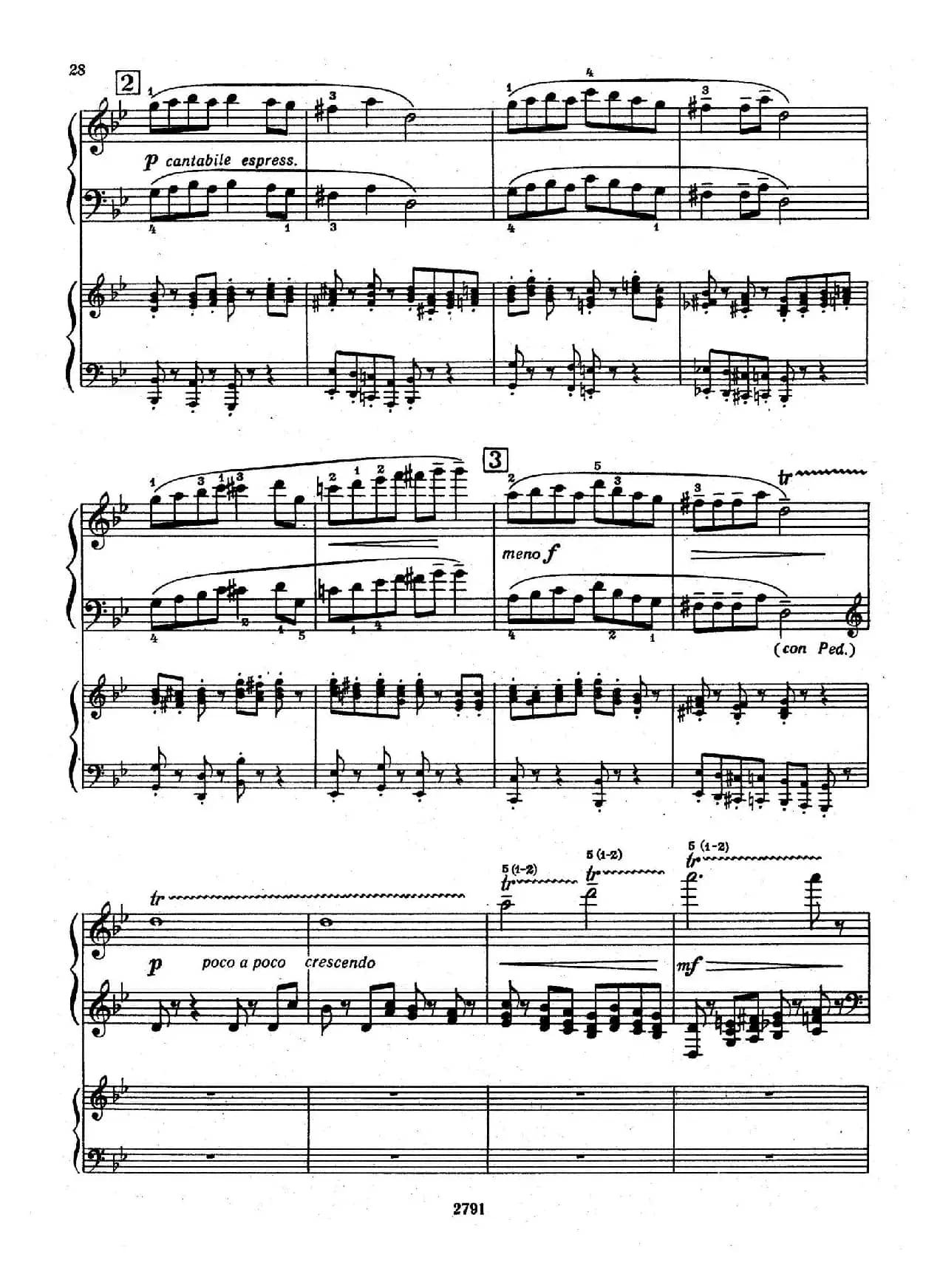 Piano Concerto No.3 in D major, Youth Op.50 - 2 pianos（D大调第三钢琴协奏曲“为青少年而作”Op.50·双钢琴）