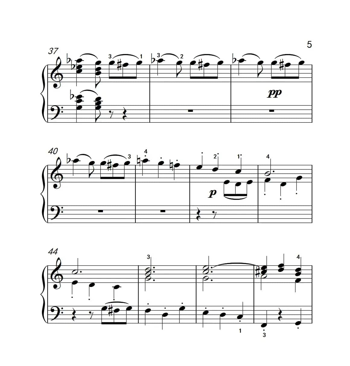 奏鸣曲 Opus 2 Nr.3 第三乐章（贝多芬奏鸣曲集 1）