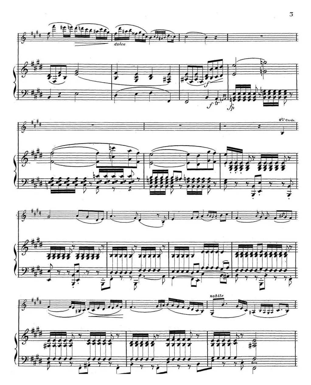 Adagio Sentimentale Op.13（小提琴+钢琴伴奏）