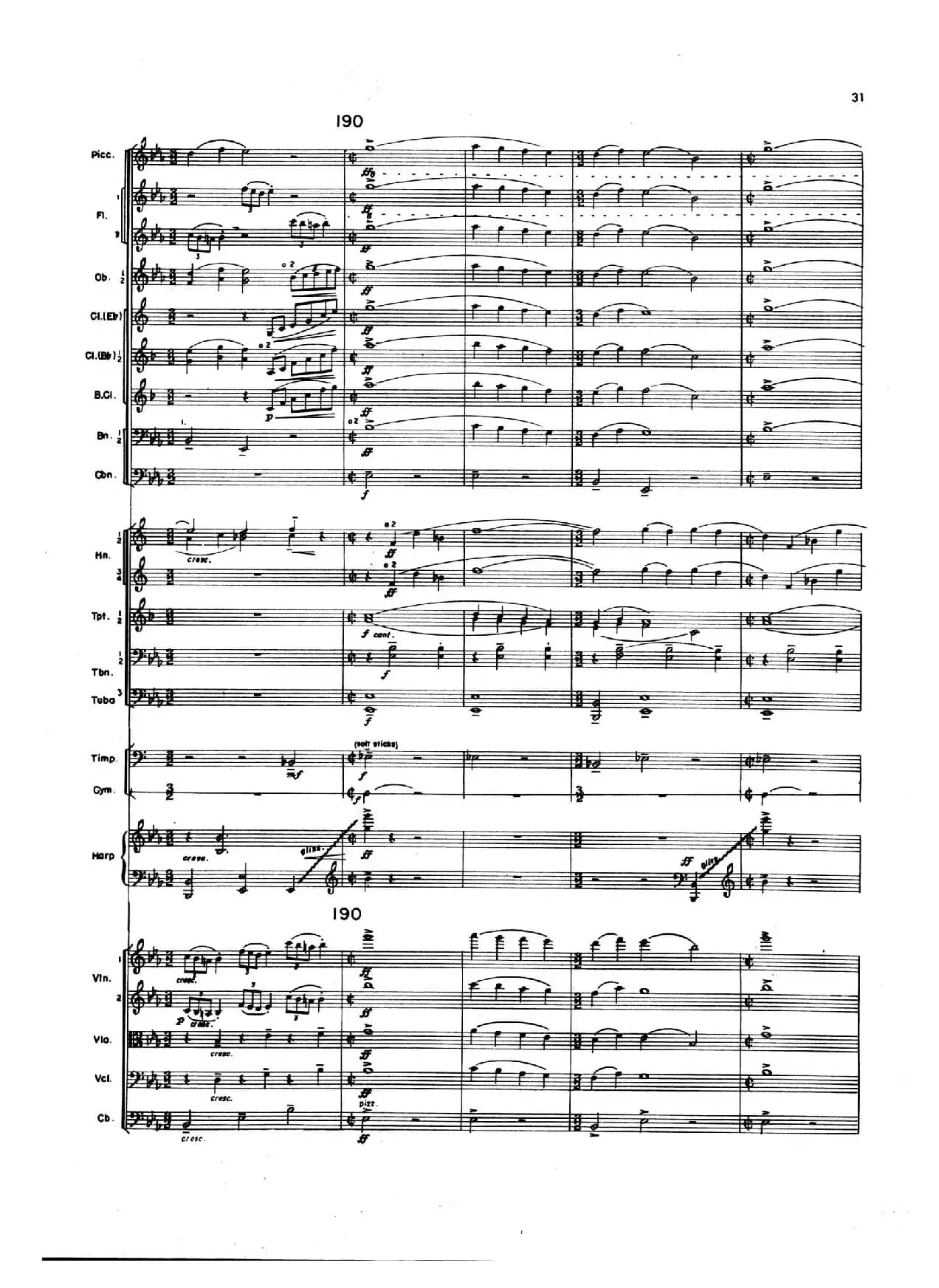 OVERTURE TO CANDIDE（《坎迪德》序曲）（交响乐总谱）