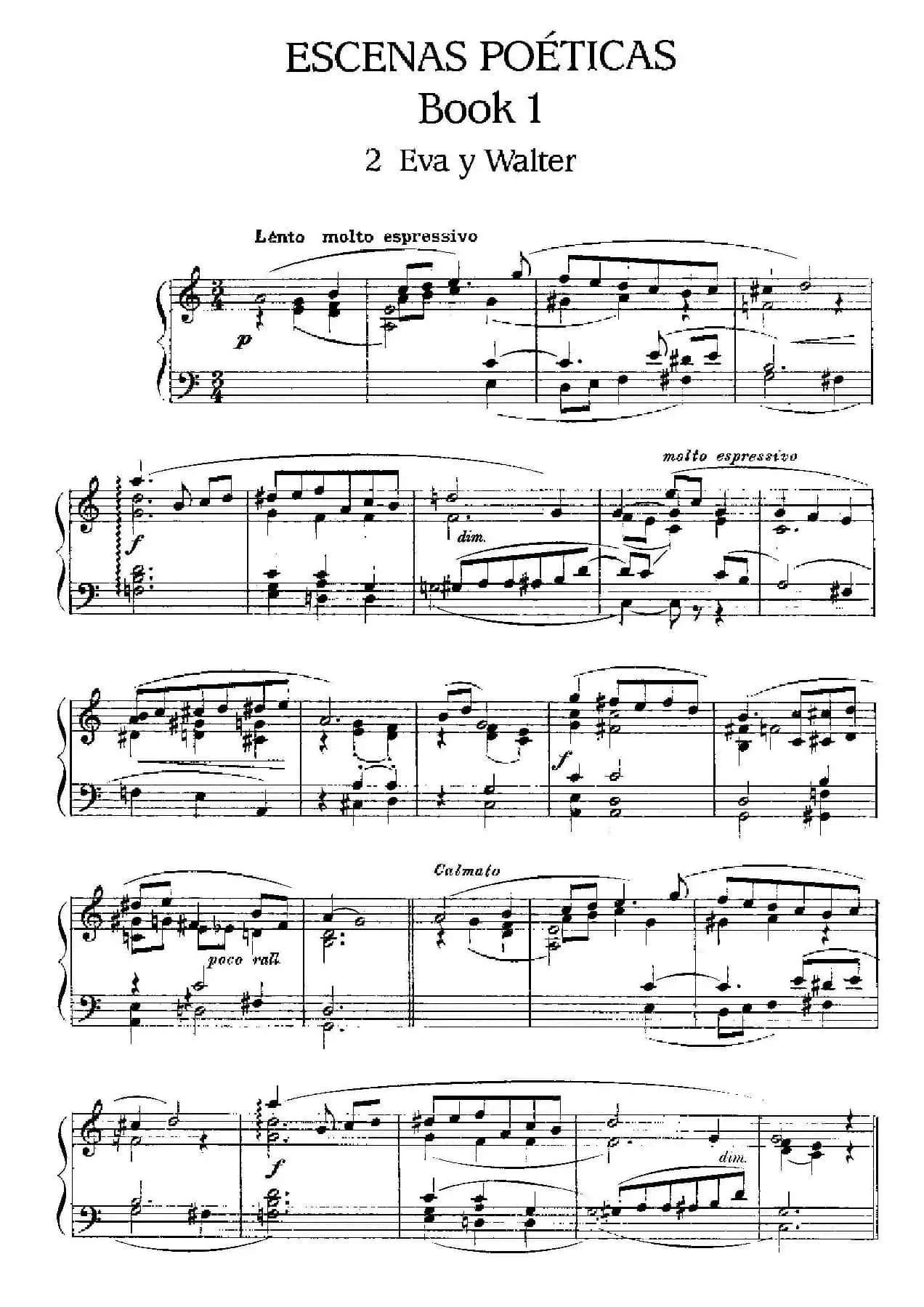 Escenas Poeticas（Book 1-2）