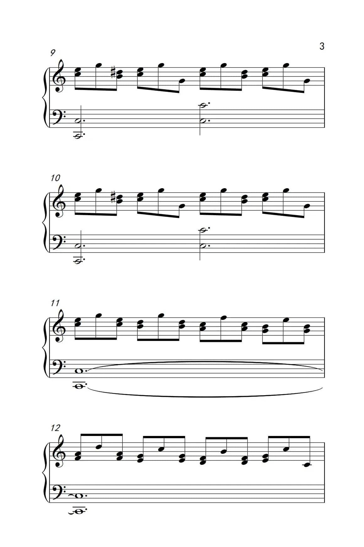 莫什科夫斯基 钢琴练习曲（第八首）