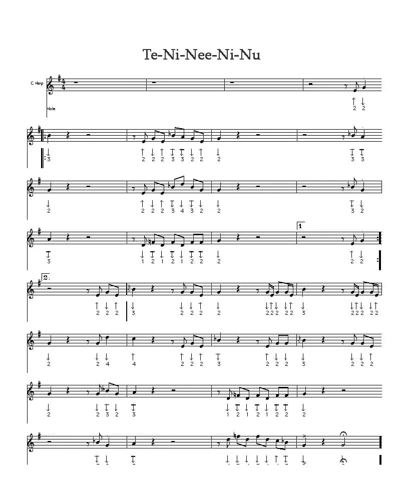 Te Ni Nee Ni Nu（布鲁斯）