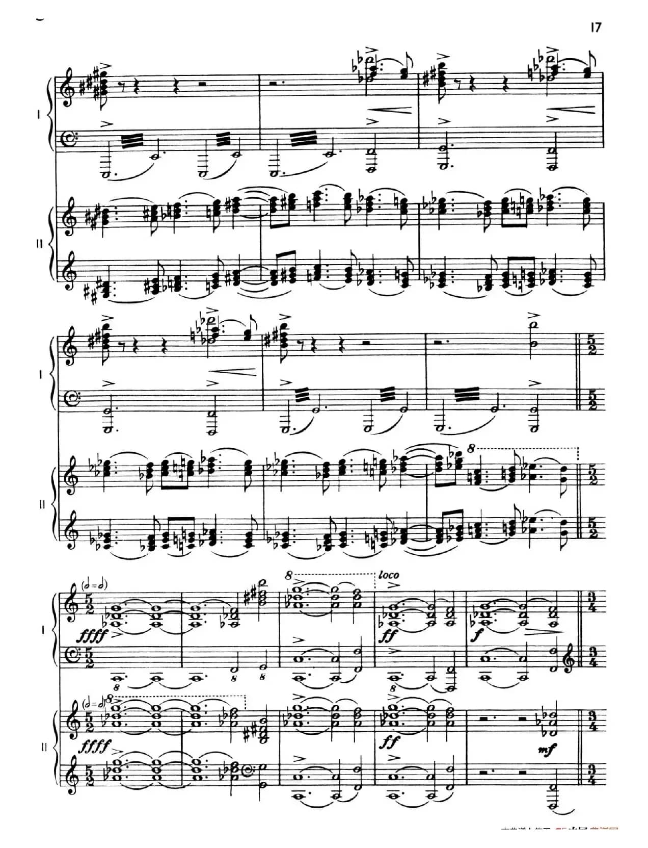 The Planets Op.32（双钢琴）（行星·第一乐章 火星—战争使者）