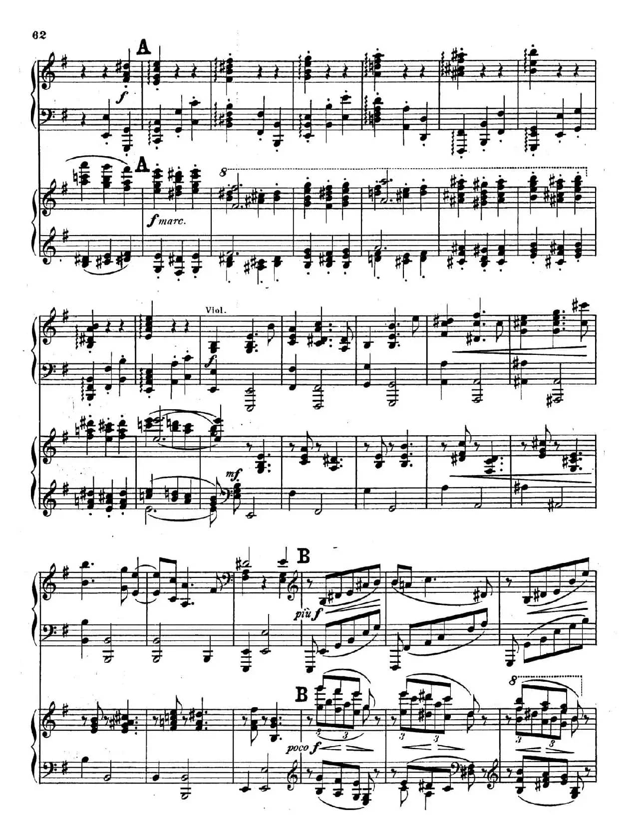 Symphony No.4 in e Minor Op.98（e小调第四交响曲·双钢琴）