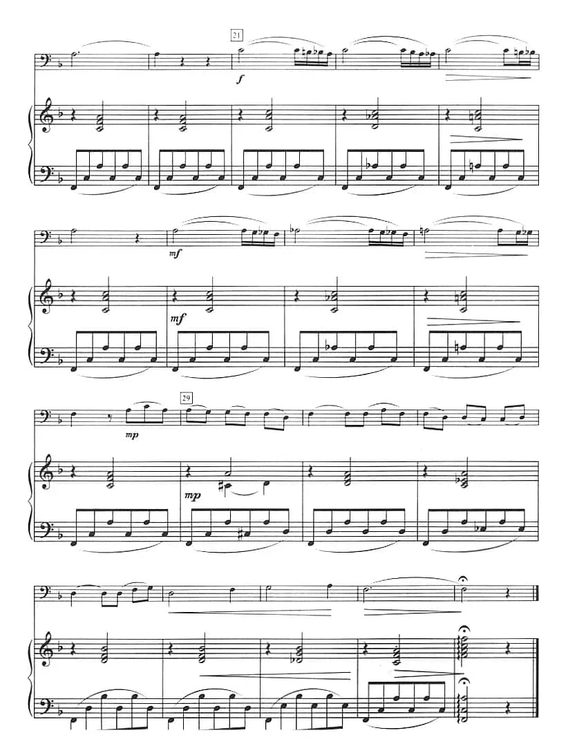 印度客人之歌（长号+钢琴伴奏）