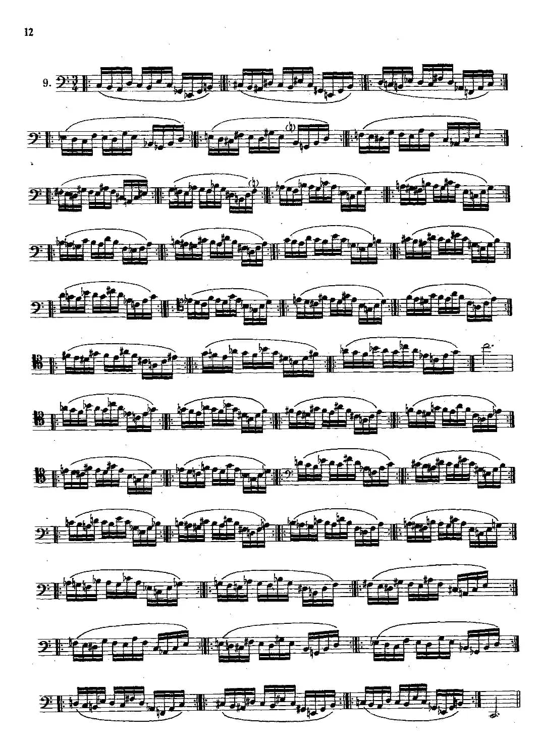 大管高级练习曲 第一部分 每日练习（1—10）