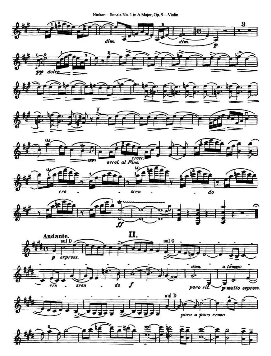 Sonata No.1 in A Major，Op.9（A大调第一奏鸣曲）