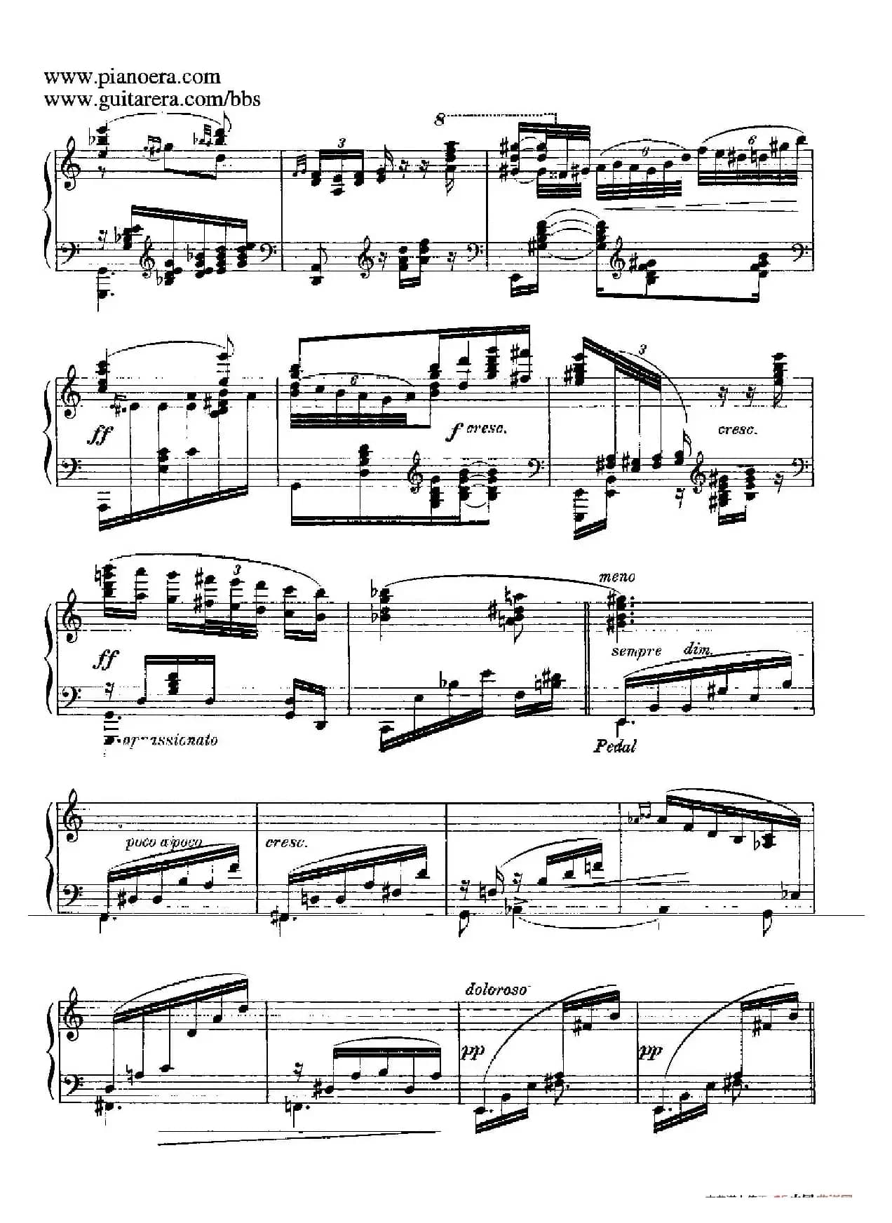 Goyescas(戈雅之画)(6. 幽灵的小夜曲 Serenata Del Espectro)