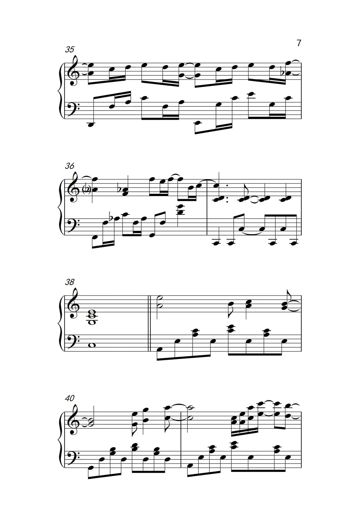 可惜没如果（《弹吧音教》制谱版）