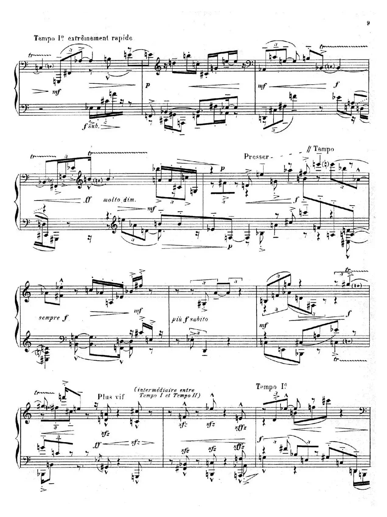 布莱兹第二钢琴奏鸣曲（Ⅰ）