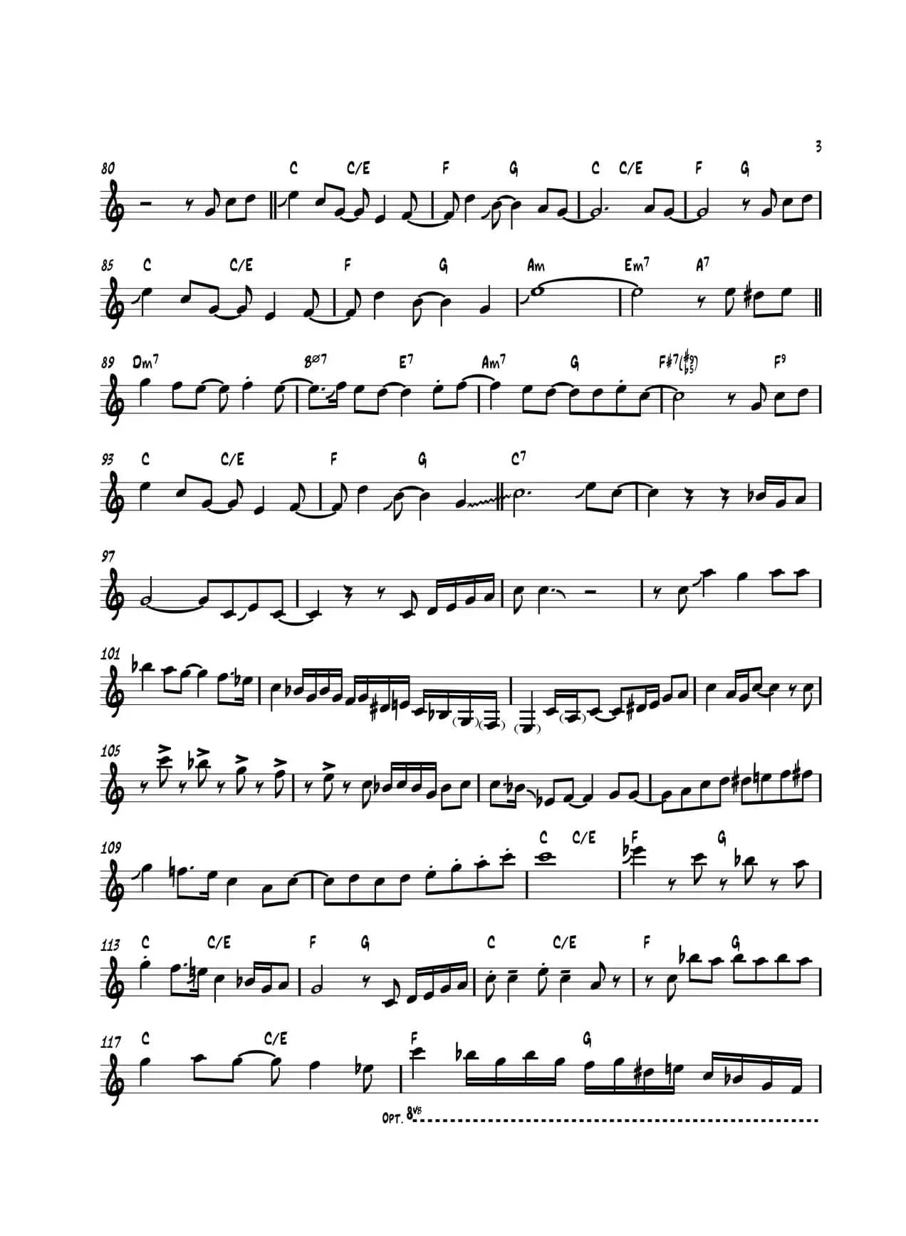 Fiesta Loca（次中音萨克斯）