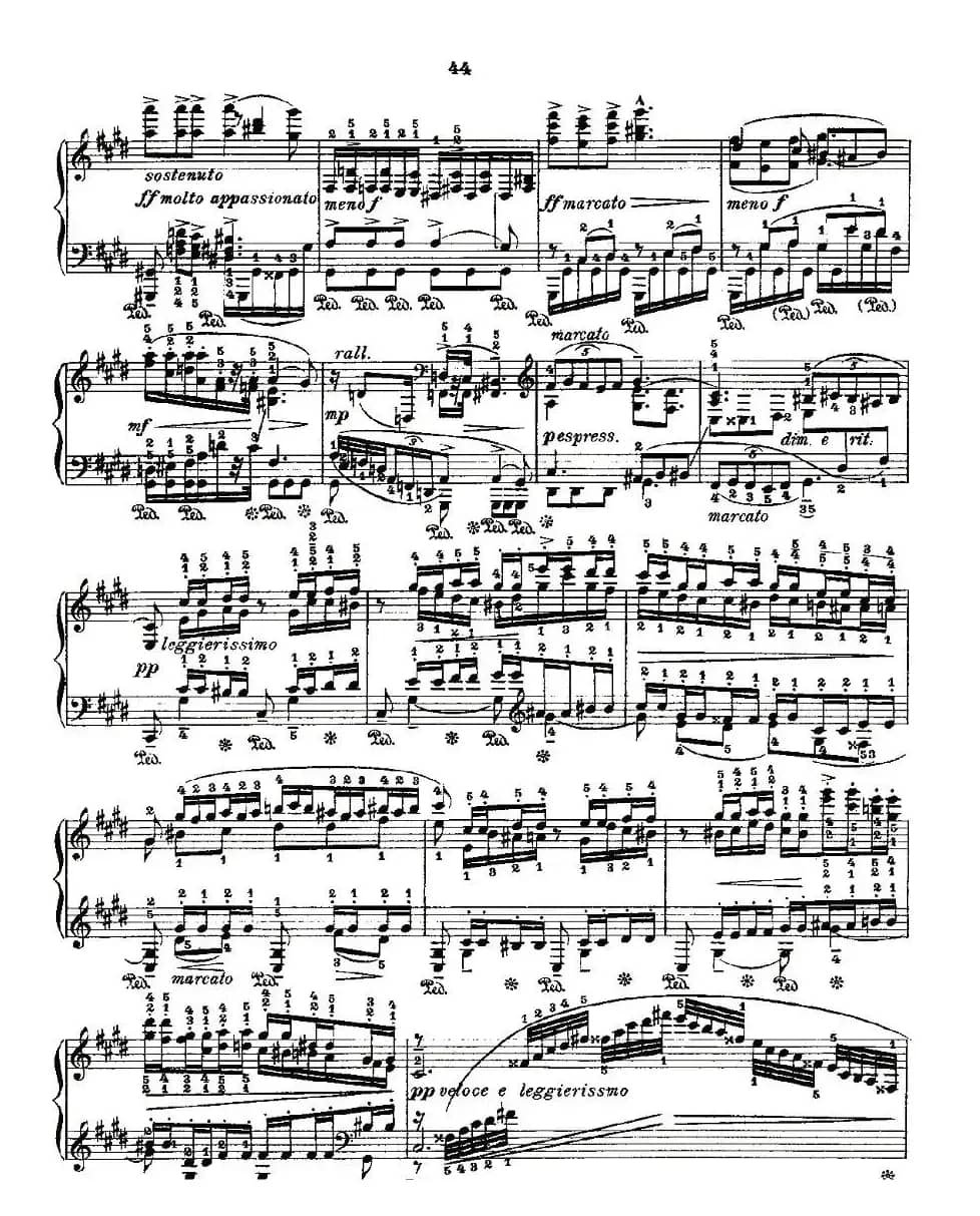 肖邦《练习曲》Fr.Chopin Op.10 No9-1