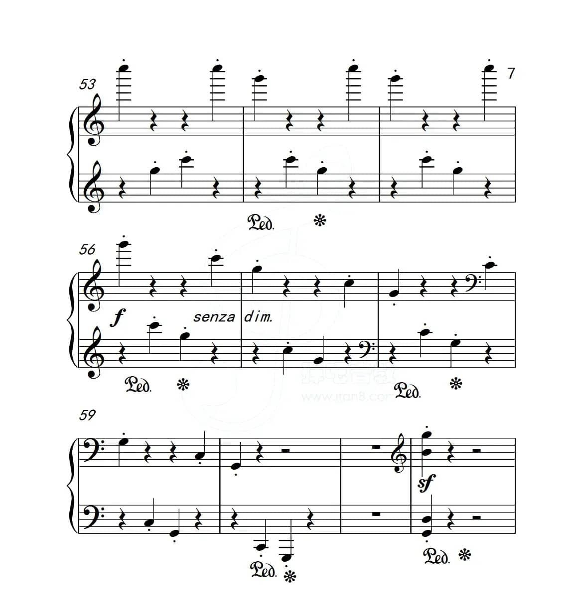 第五级 木偶游行（中国音乐学院钢琴考级作品1~6级）