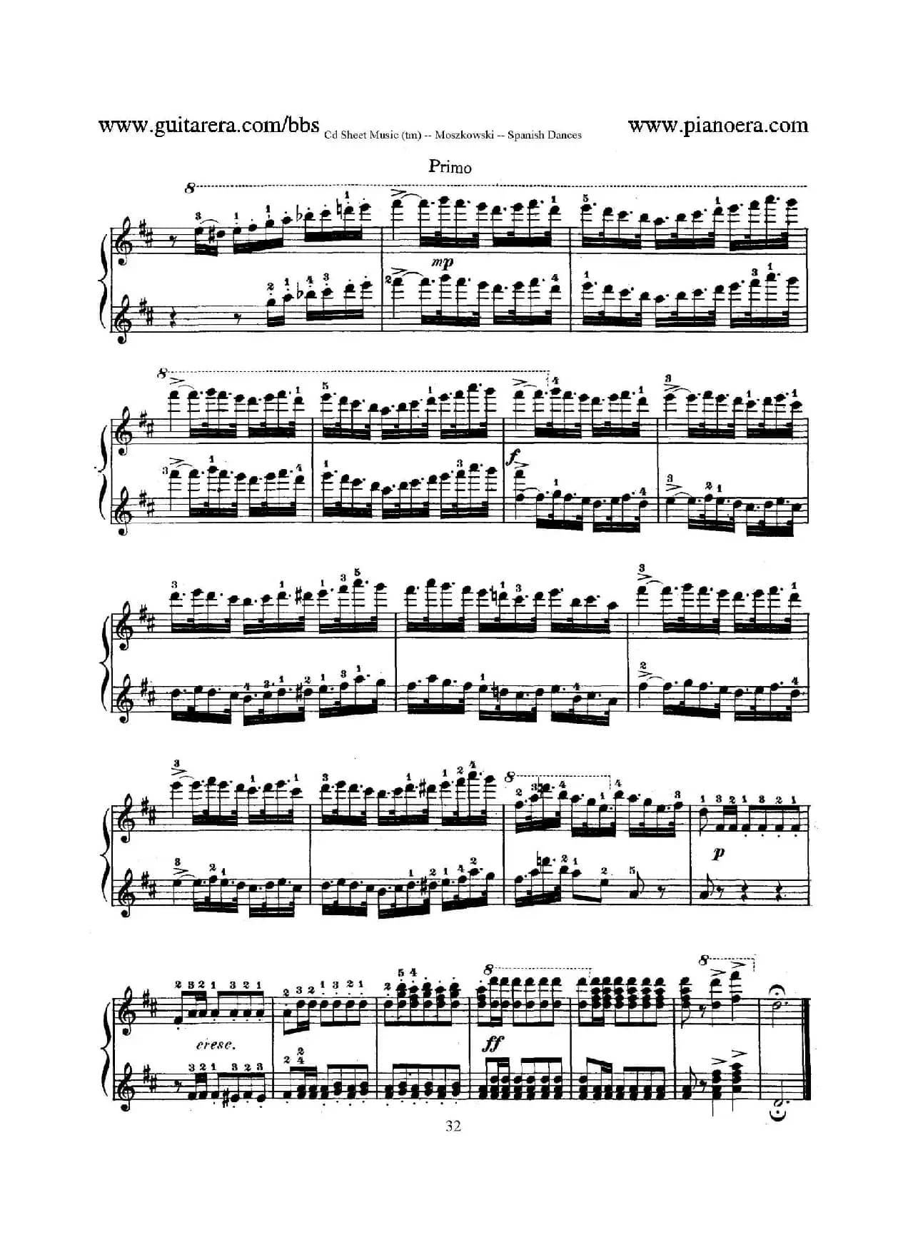 Spanish Dances Op.12（西班牙舞曲·四手联弹版）