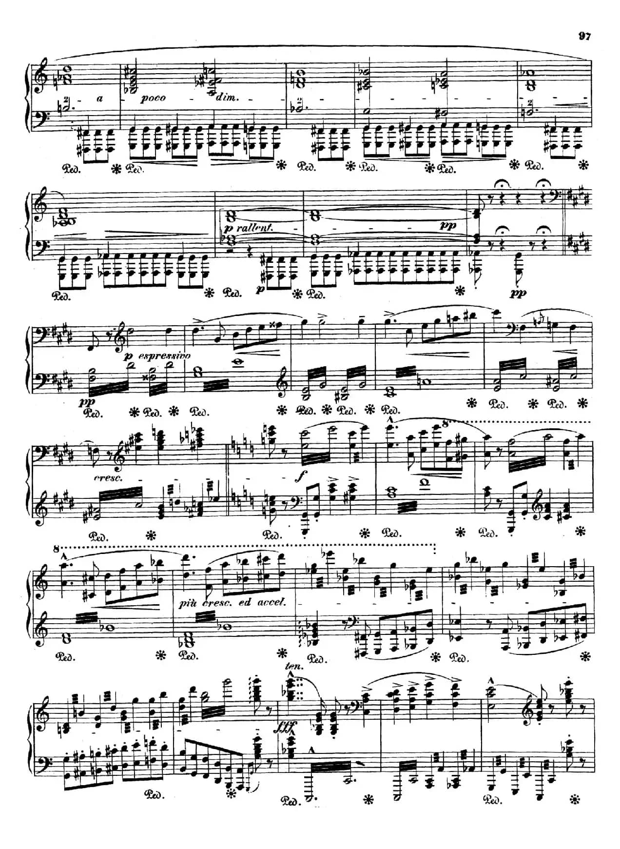 Orpheus S.98（第四交响诗）（钢琴独奏版）